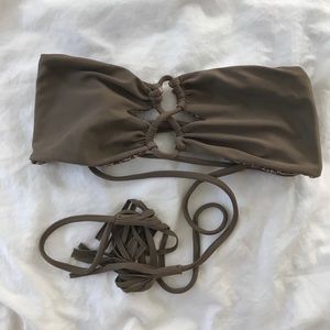 Acacia bandeau bikini top